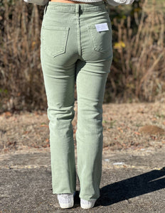 Can't Love Them Enough Straight Pants Olive