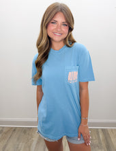 Load image into Gallery viewer, Old Row Chicks SS Pocket Tee in Sapphire
