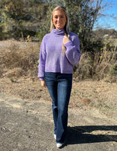 Load image into Gallery viewer, Something To Talk About Turtleneck Sweater Lavender