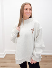 Load image into Gallery viewer, Jesus Saves &amp; Cross Reversible Sweatshirt