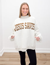 Load image into Gallery viewer, Jesus Saves &amp; Cross Reversible Sweatshirt