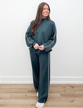 Load image into Gallery viewer, So Is This Modal Scuba Two Stripe Piping Top