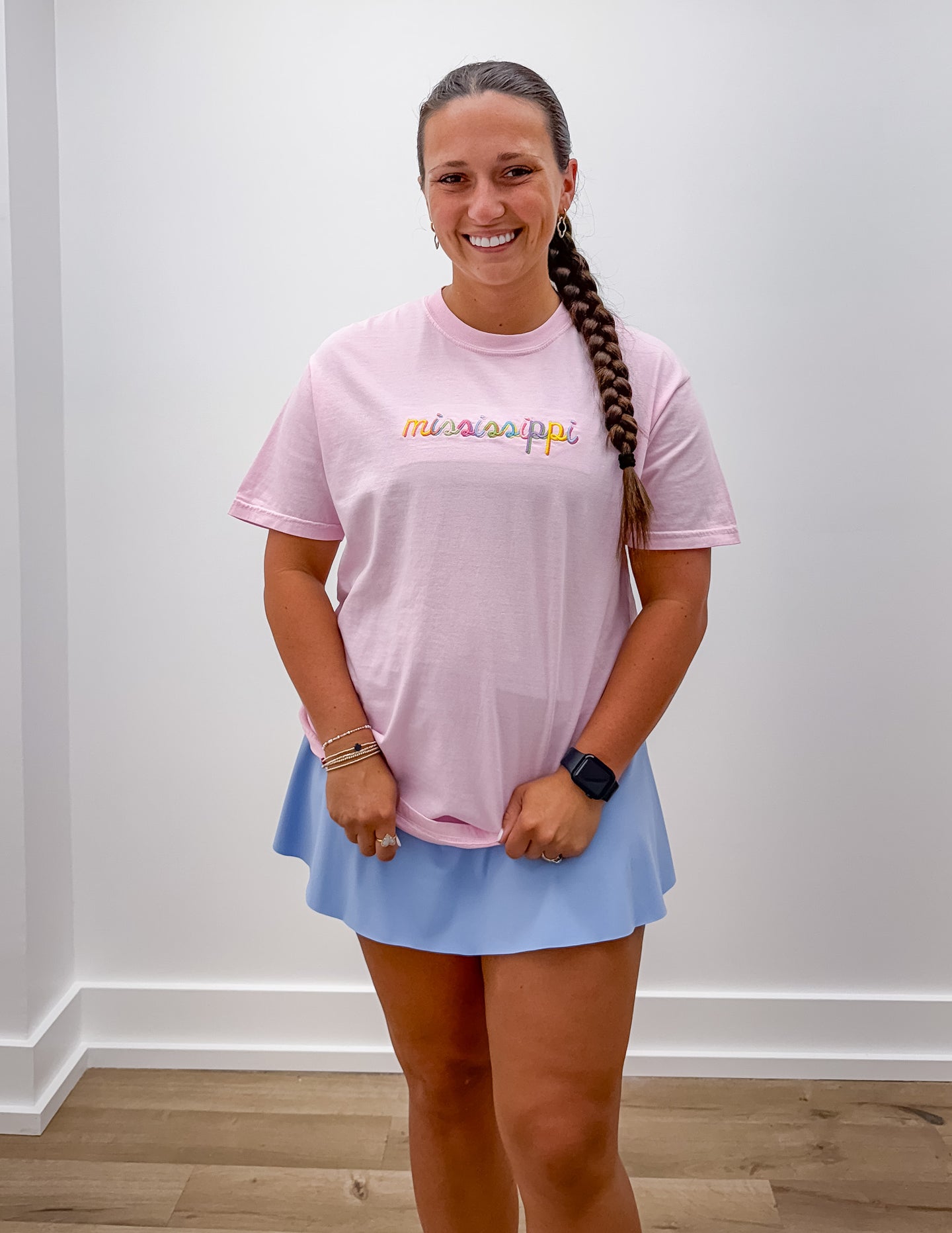 Mississippi Embroidered SS Tee
