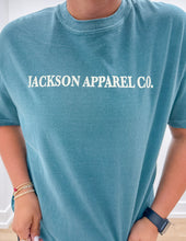 Load image into Gallery viewer, Jac&#39;s Logo SS Tee in Emerald