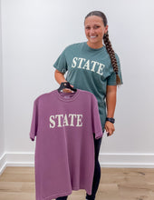 Load image into Gallery viewer, Mississippi State SS Tee in Blue Spruce