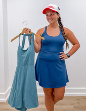 Load image into Gallery viewer, Been Loving You These Days Athletic Dress in Teal