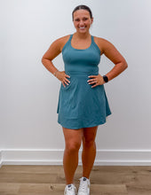 Load image into Gallery viewer, Been Loving You These Days Athletic Dress in Teal