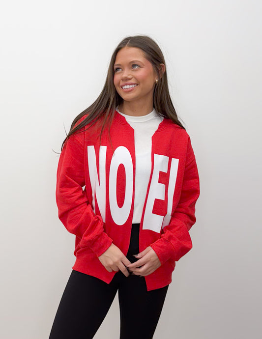 NOEL Cardigan in Red