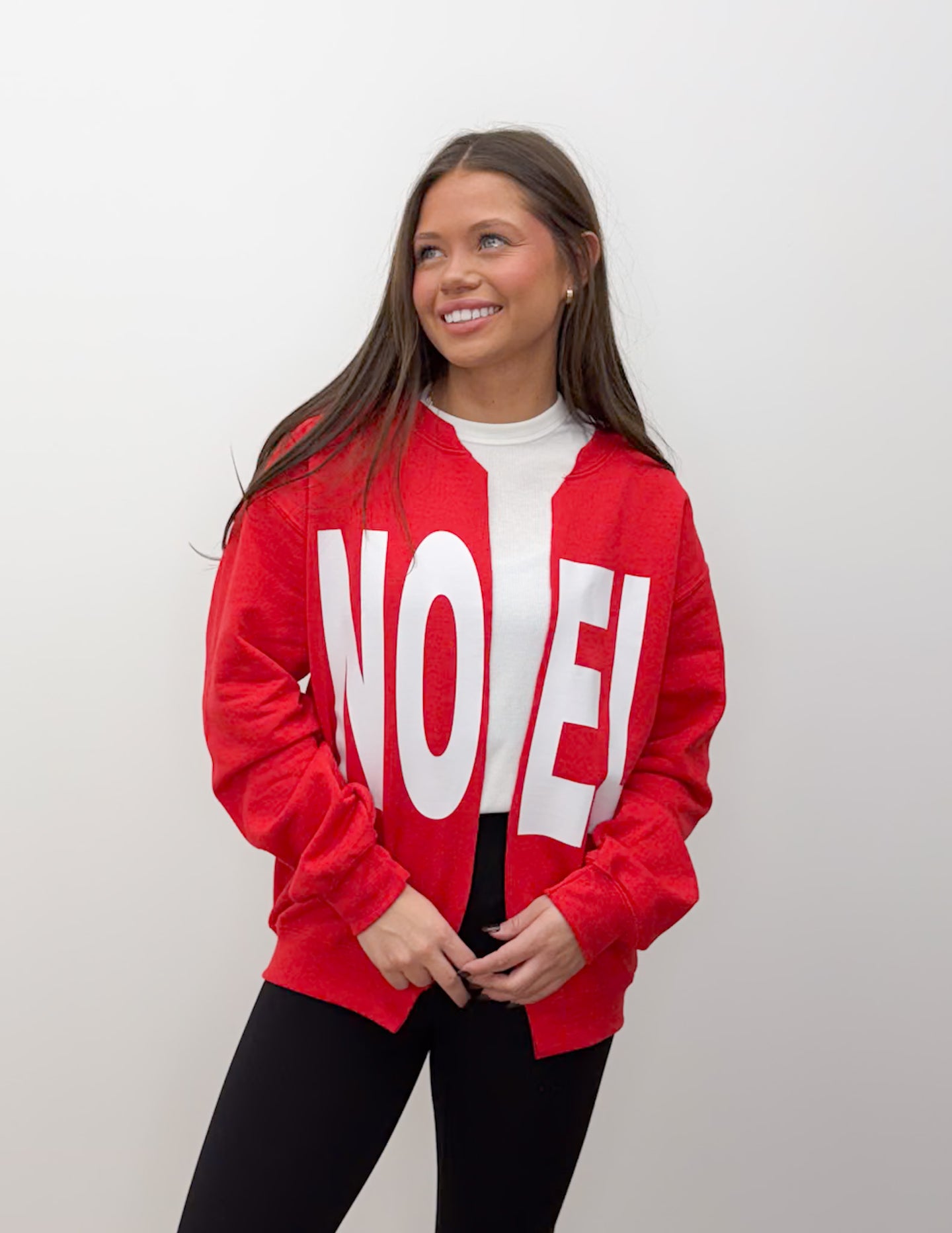 NOEL Cardigan in Red