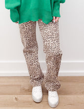 Load image into Gallery viewer, The World Is Spinning Leopard Jeans