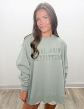 Load image into Gallery viewer, Local Girl Moon Cotton Crewneck in Sage