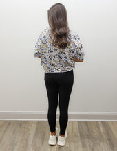 Load image into Gallery viewer, Local Girl Boxy Crop SS Tee in Forest Camo Flora