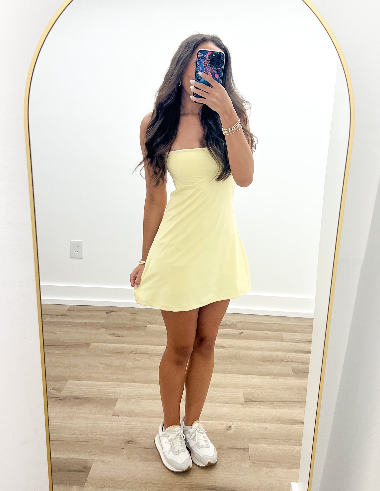 Summer Vacation Sweetheart Dress Lemon
