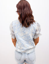 Load image into Gallery viewer, Riding Solo Floral Embroidered Woven Blouse Top