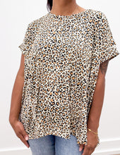 Load image into Gallery viewer, Believe In The Good Leopard Short Sleeve Top