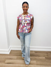 Load image into Gallery viewer, Look At Me Floral Bow Detail Blouse in Rose