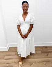 Load image into Gallery viewer, Sweet Simplicity Puff Sleeve Midi Dress