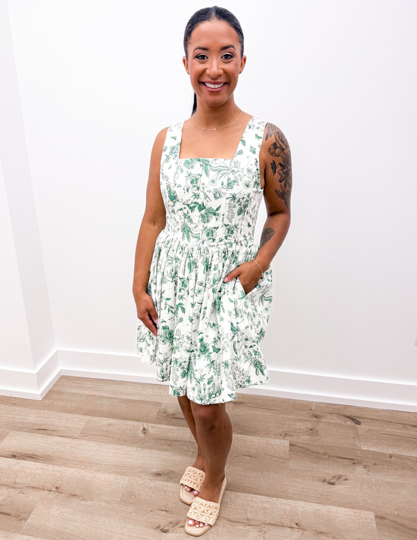 So Be It Dress in Olive