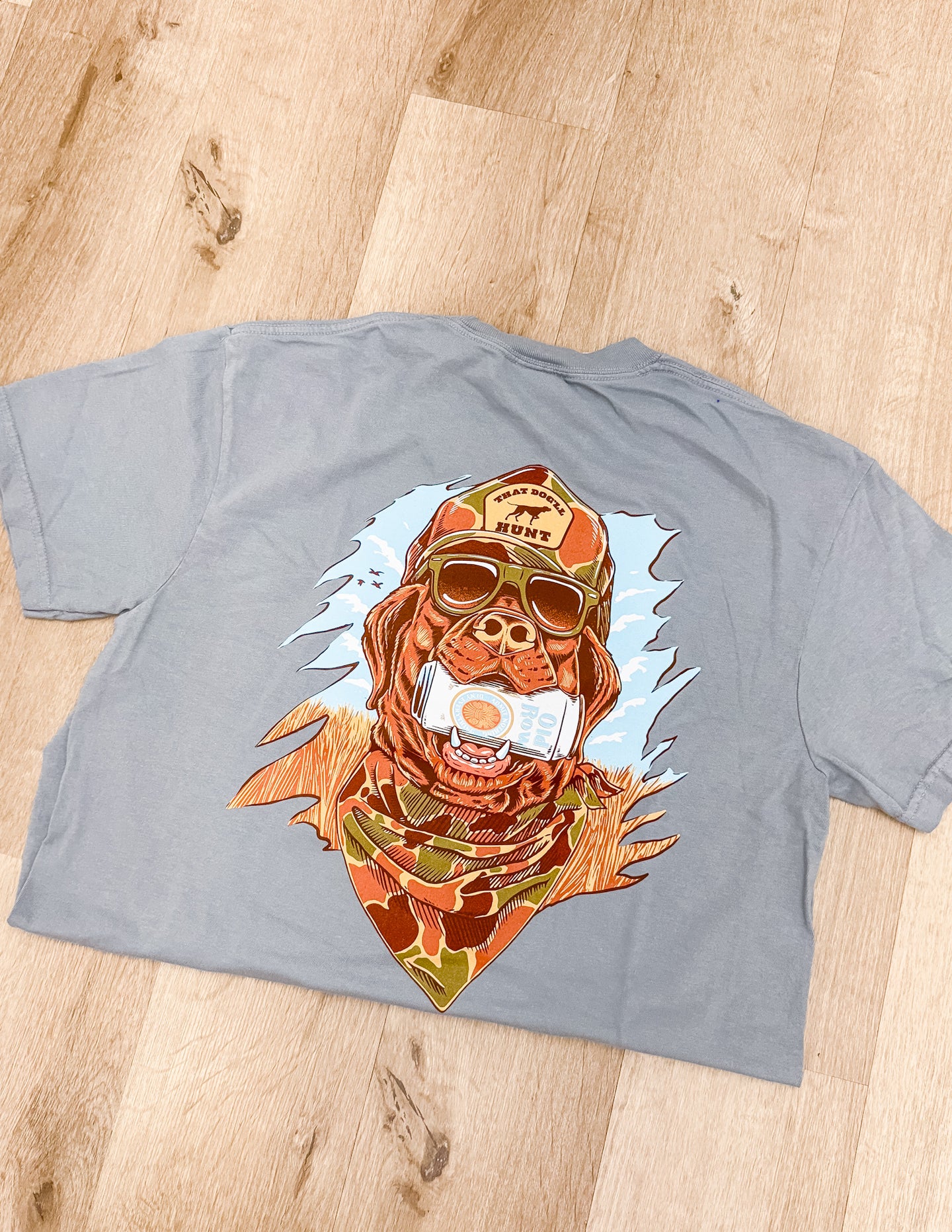 Old Row GBC Retro Can Camo SS Pocket Tee