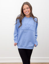 Load image into Gallery viewer, Jackson Apparel Co. Raggy Sweatshirt in Carolina Blue