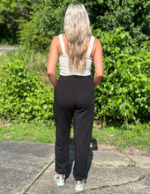 Load image into Gallery viewer, Lost in My Fairy Tale Scuba Cargo Joggers Black