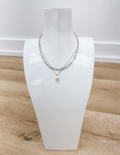 Load image into Gallery viewer, Kendra Scott Ashton Multi Strand Necklace in Silver/Freshwater Cultured Pearl