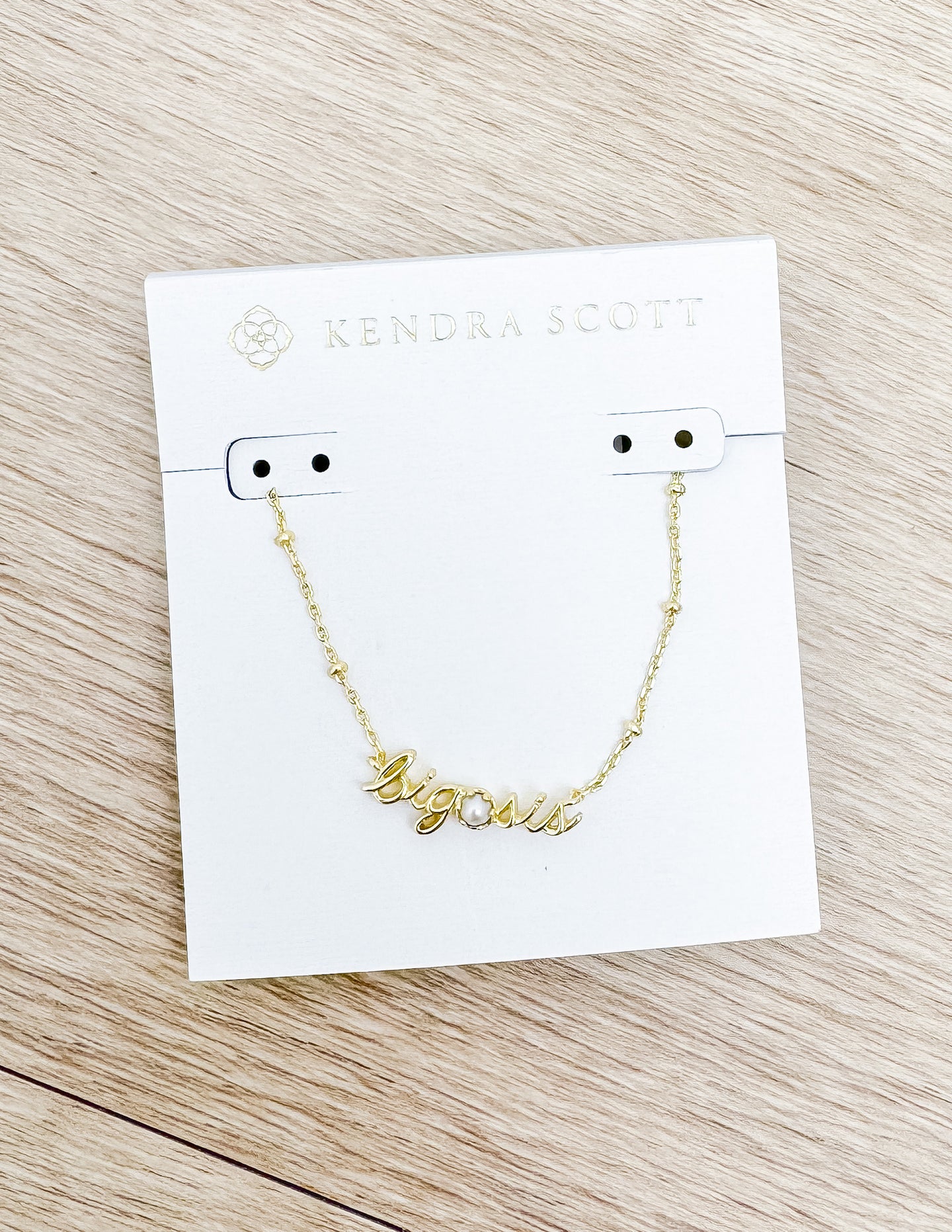 Kendra Scott Big Sis Pendant Necklace in Gold/Freshwater CLTRD Pearl