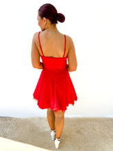 Load image into Gallery viewer, Good Girl Sleeveless Mini Dress in Red