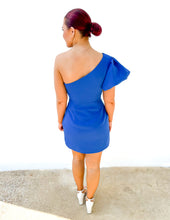 Load image into Gallery viewer, On My Way To You One Shoulder Mini Dress