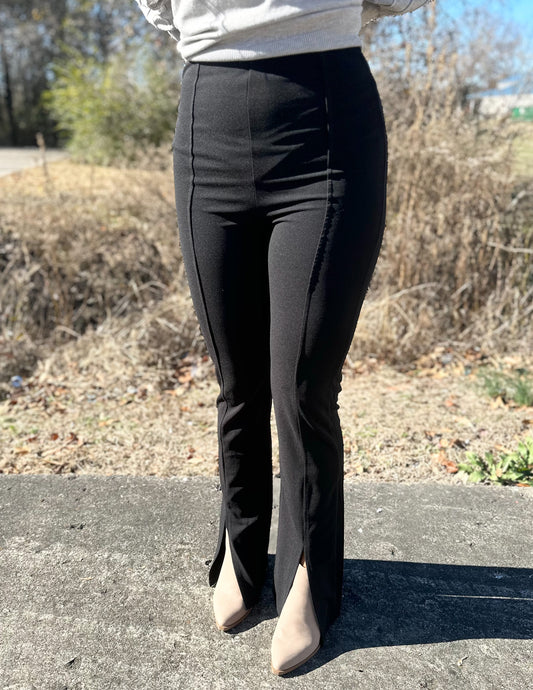 Business As Usual Stretch Flare Pants