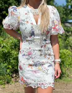 Keep Your Eyes on Me Floral Dress