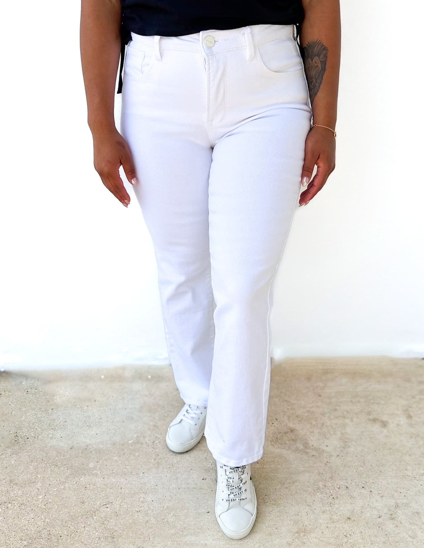 Ease My Mind Tummy Control Mid Rise Jeans