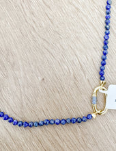 Load image into Gallery viewer, Kendra Scott Emery Beaded Necklace in Gold/Blue Lapis