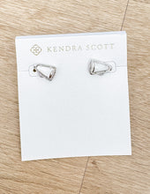 Load image into Gallery viewer, Kendra Scott Cheer Stud Earrings in Silver/White MOP