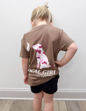 Load image into Gallery viewer, Local Girl Youth Pink LCF Dog &amp; Moon SS Tee