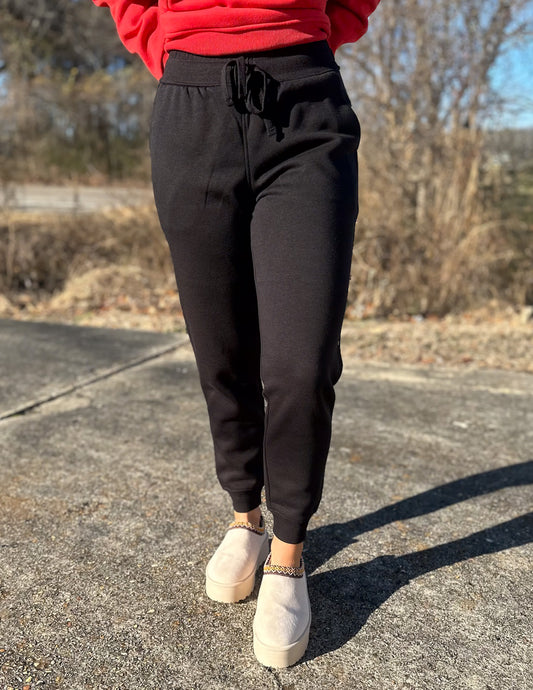 Daydreaming French Terry Sweatpants Black