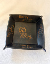 Load image into Gallery viewer, Burnished Burnished Leather Ole Miss Valet Tray