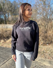 Load image into Gallery viewer, VB Comfort Color Logo Sweatshirt Black
