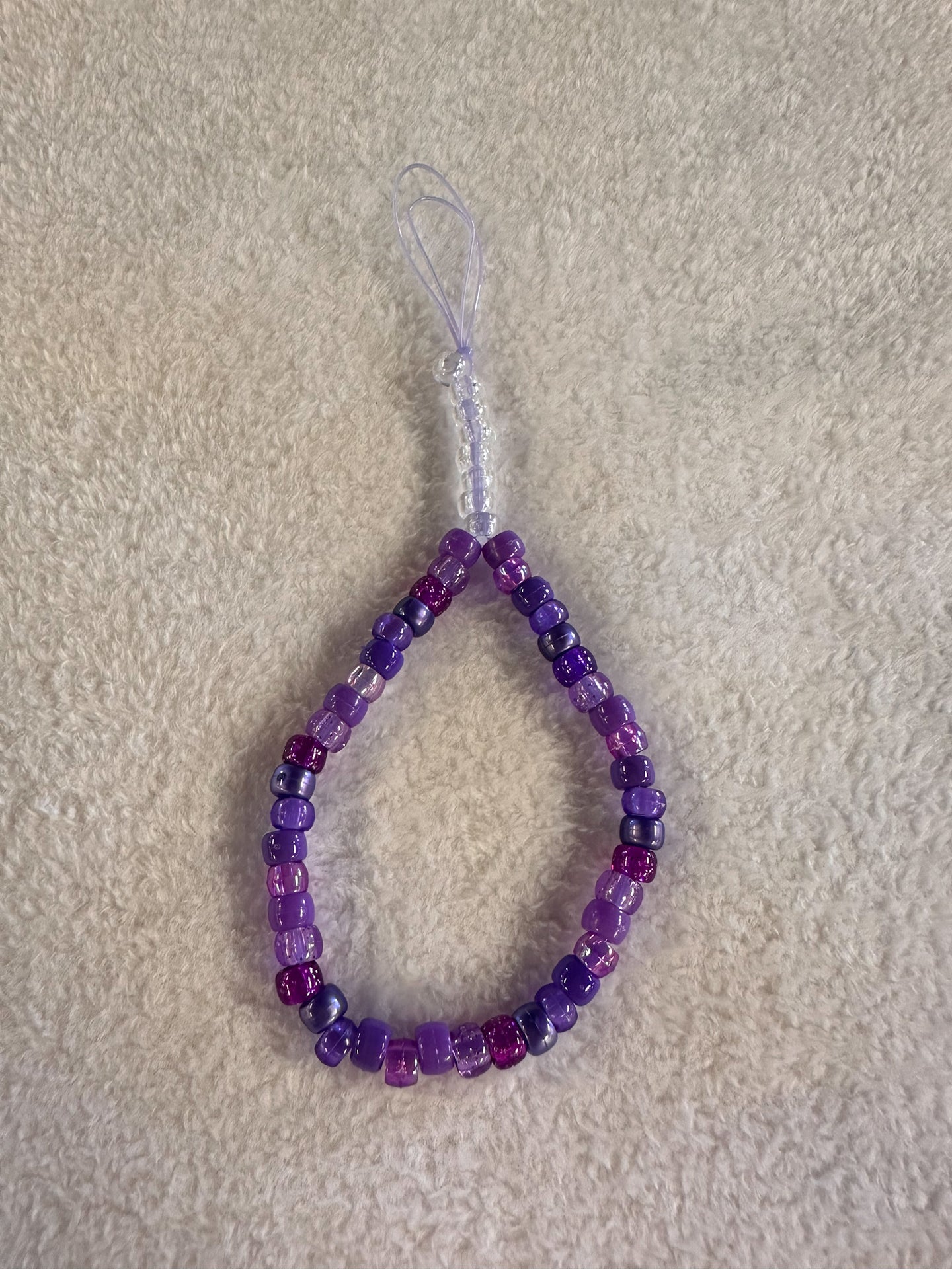 Keeping Cool Phone Strap Purple