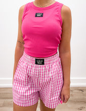 Load image into Gallery viewer, Lulu Mac DD Solid Hot Pink Tank Tops