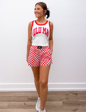 Load image into Gallery viewer, Lulu Mac White/Red Tank