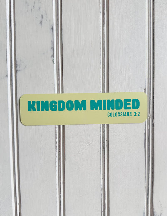 Addyson Nicole Kingdom Minded Sticker