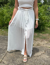 Load image into Gallery viewer, Thanks for the Memories Smocked Top &amp; Maxi Skirt Set Off White