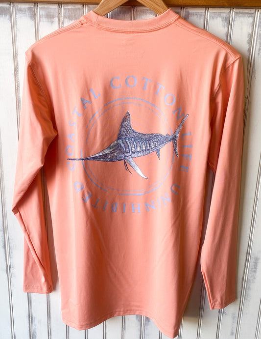 Coastal Cotton Marlin LS Performance Shirt
