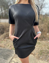 Load image into Gallery viewer, In The City Pleather Dress