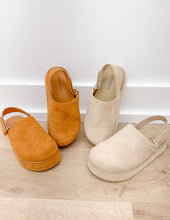 Load image into Gallery viewer, Let&#39;s Go Girls Slingback Clogs in Tan