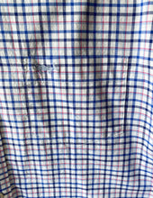 Load image into Gallery viewer, Coastal Cotton Woven Check LS Dress Shirt Red White And Blue