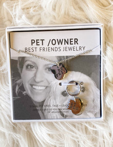 Pet & Owner Best Friend Jewelry Silver