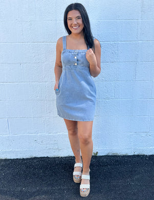 Stars Are Aligned Denim Dress