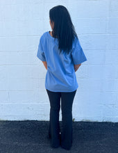 Load image into Gallery viewer, Everything That I Wanted Oversized Reversible Tee Dk Chambray